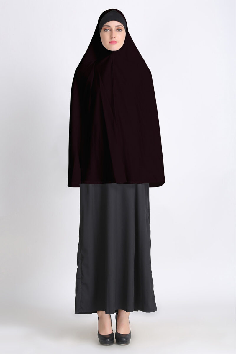 Purple Namaz Prayer Khimar