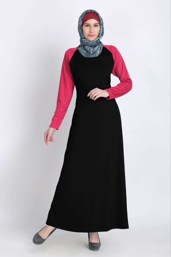duo-knit-everyday-abaya-black-pink.html
