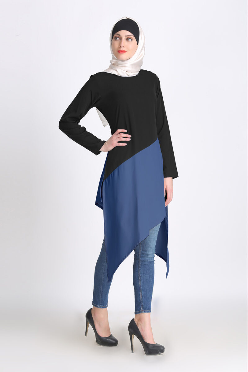 signora-everyday-long-tunics-blackblue