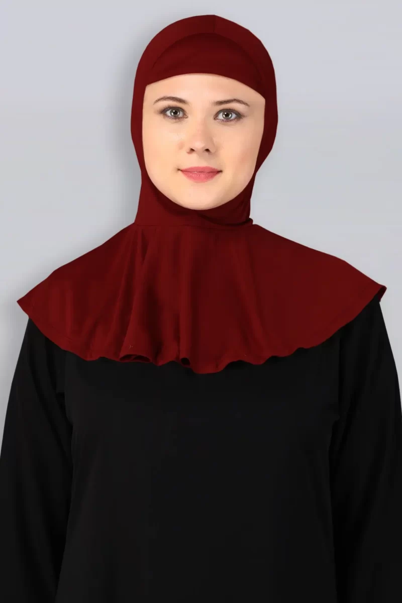 Beautiful Islamic Maroon Cover Hijab