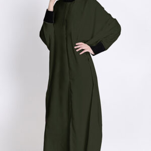 olive-green-prayer-head-cover-kaftan-dress