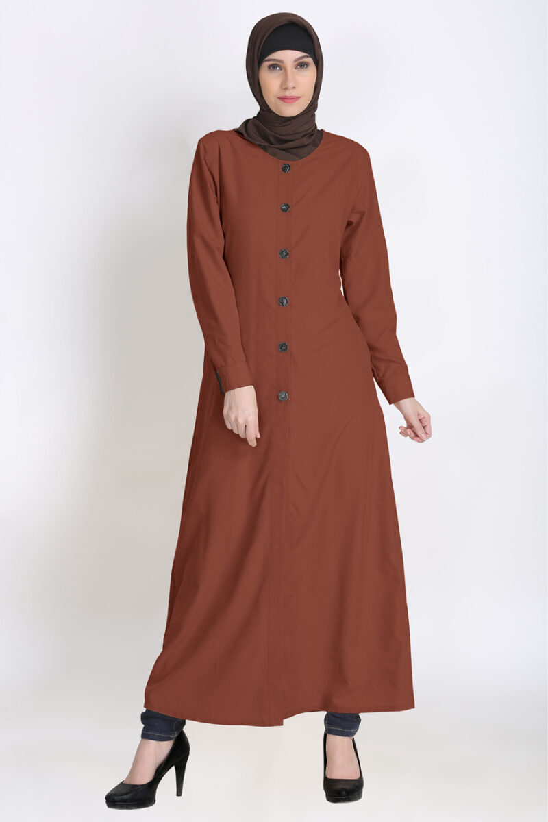 Branded-Designer-Women-Tan-Abay