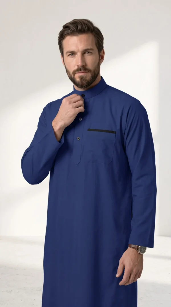 SAUDI ARABIAN THOBES : BLUE