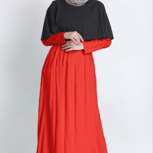Fancy-Muslimah-Red-Cover-Rayon-Abaya-