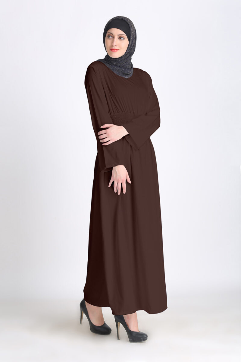 Farasha Abaya Smokey Brown Abaya