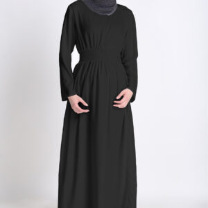 summer-black-smoky-abaya-dress.html