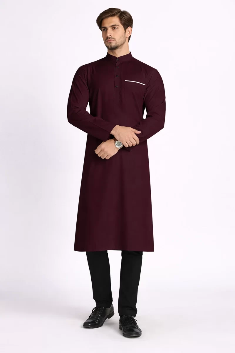 Naseem Mens Ramadan Kurta Purple