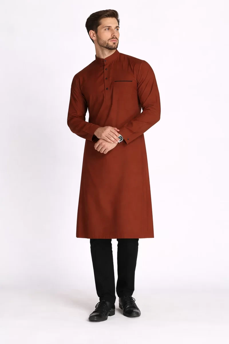 Naseem Mens Ramadan Kurta Tan