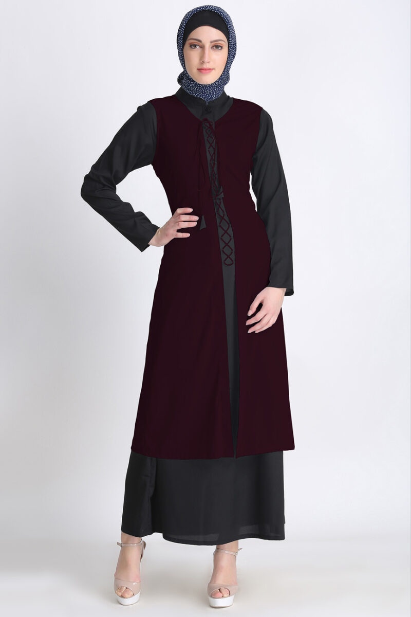 Comfort Purple Dori Abaya