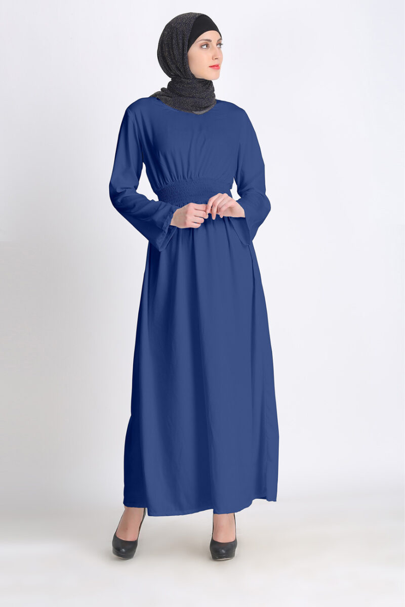Outerwear Smokey Dark Blue Abaya
