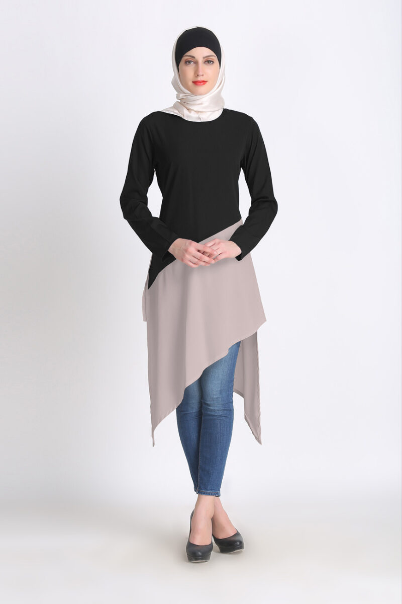 SIgnora Everyday Long Tunics : Black & Beige