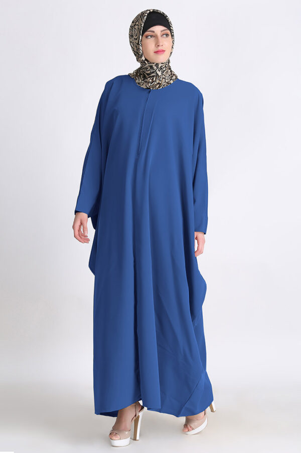 blue-kimono-zipper-kaftan