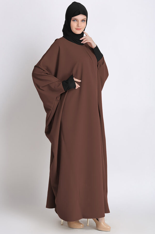 prayer-head-cover-black-brown-kaftan-dress