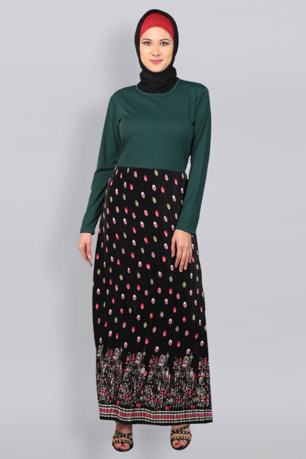 wrinkled-skirt-green-abaya.html