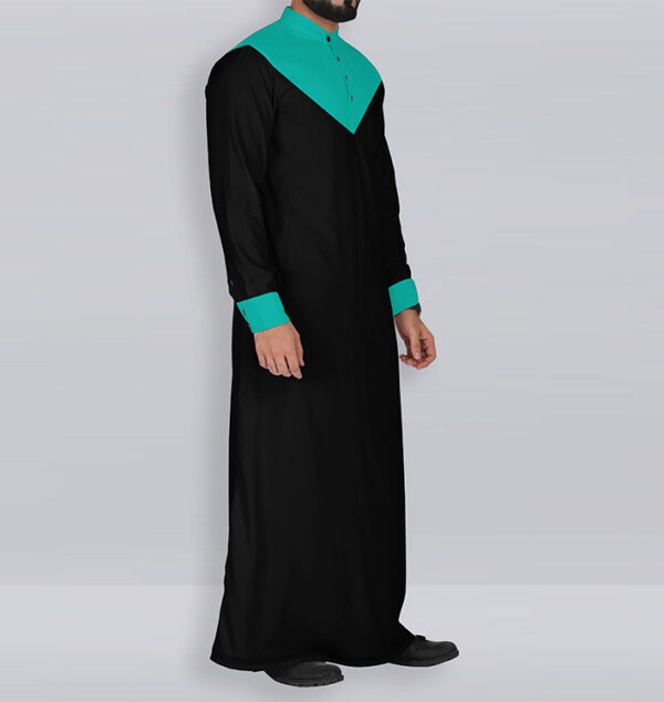 latest-islamic-trendy-black-sea-green-men-thobe