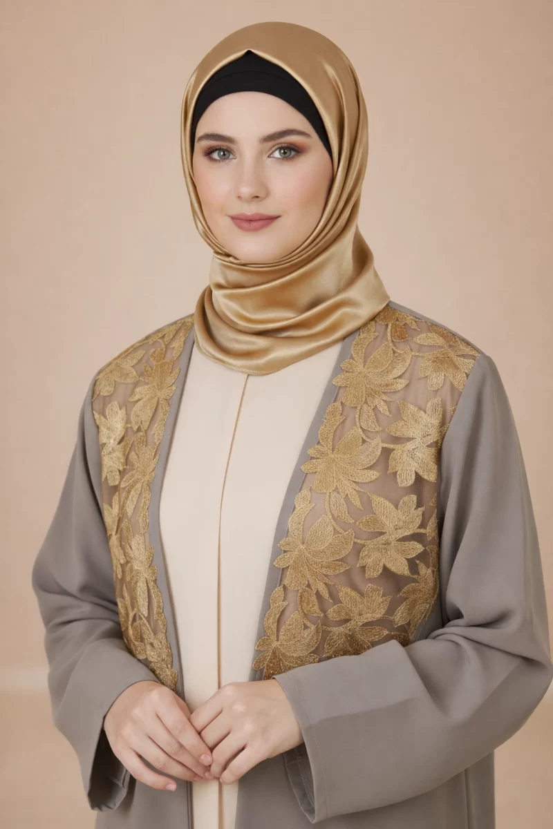 GOLDEN SATIN HIJAB