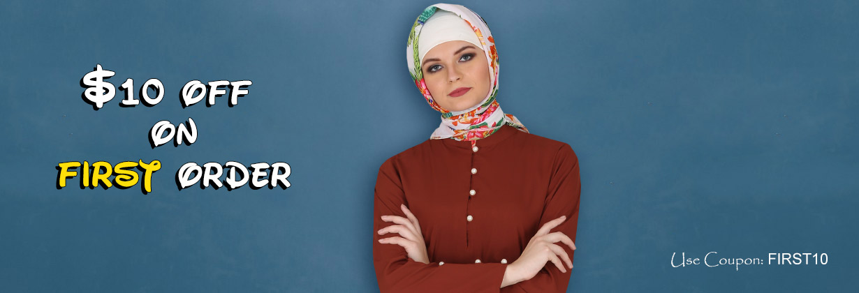 islamic clothing - 10 dollars off first order