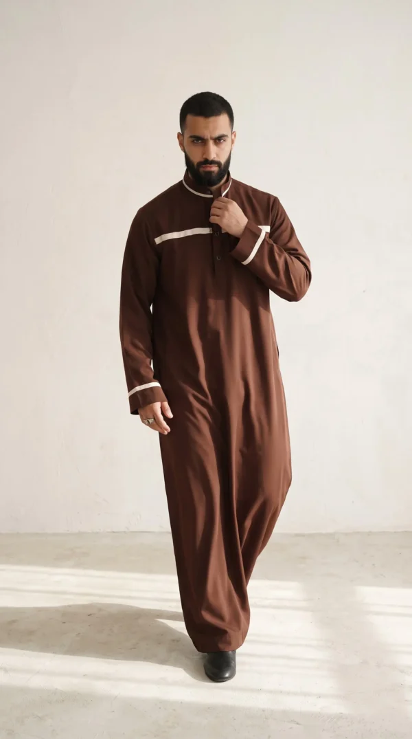 Brown Kashibo Thobe