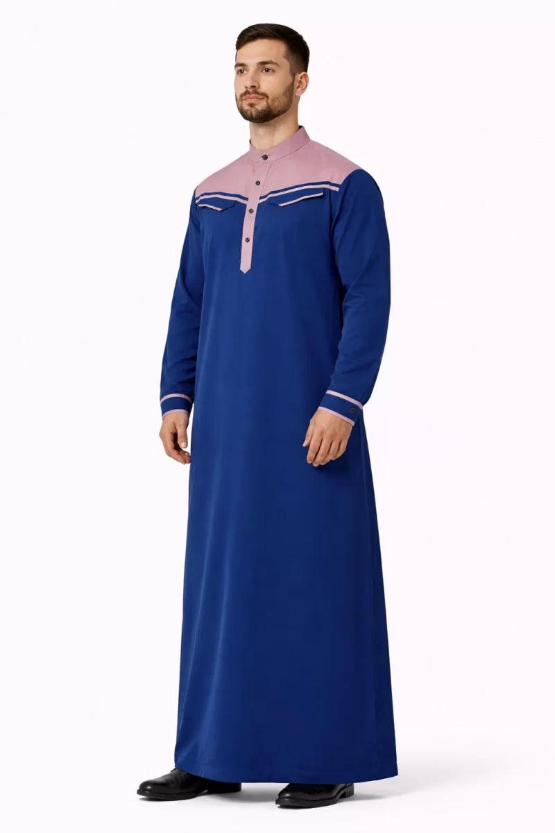 Dark Blue Kashibo Thobe