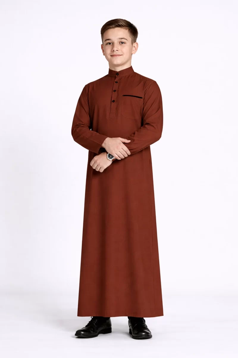 Kids Saudi Arabian Thobes Tan