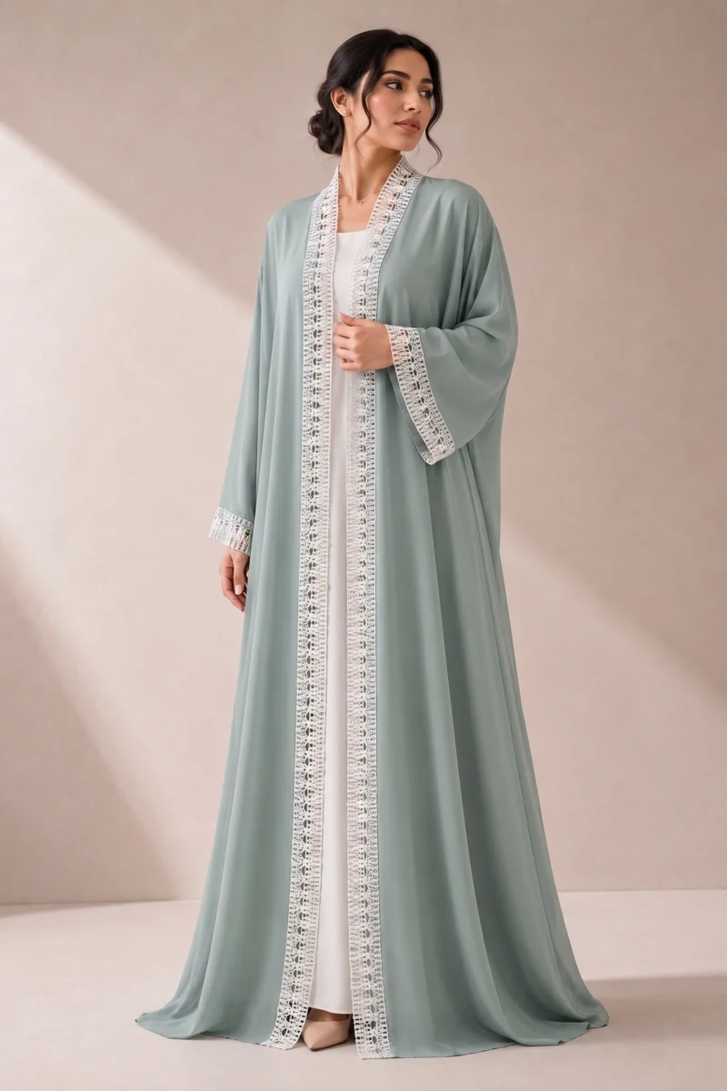 Abaya Sage Green 2